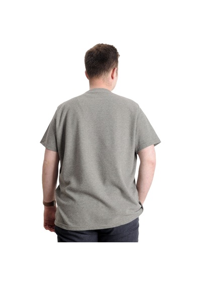 Mode Xl Büyük Beden Erkek T-Shirt Bisiklet Yaka Waffle 20033 Haki 001