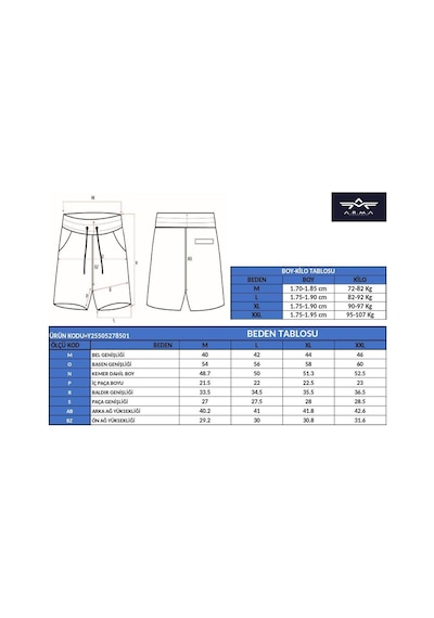 Arma Ar-ma Erkek Şort Baskisiz Basic Fermuar Kapamali Önden İki Cepli Arka İki Cepli Şort Dokuma Kumaş Regular Fit %98 Pamuk %2 Elastan Gabardin Y25505278501 Siyah-s1