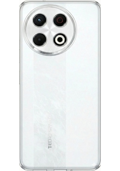 Tecno Spark 30 Pro Uyumlu Şeffaf Silikon Kılıf Renkli