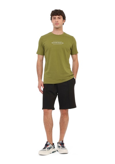 Kinetix Ml Future 11kms03 Haki Erkek Kısa Kol T-shirt