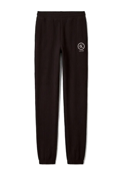 Calvin Klein Waffle Jogger, Ub1 Siyah Erkek Eşofman Altı