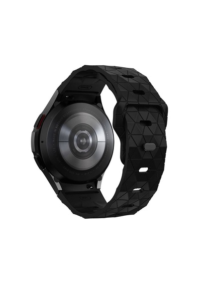 Galaxy Uyumlu Watch 6 40mm Krd-116 20mm Futbol Desenli Spor Tasarımlı Silikon Kordon