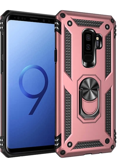 Galaxy S9 Plus Kilif Zore Vega Yüzüklü Standli Zirh Kilif 556703163