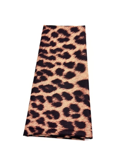 Angel Çanta Aksesuar 120x50 Cm Leopar Renk Pamuklu Saten Astarlık Kumaş