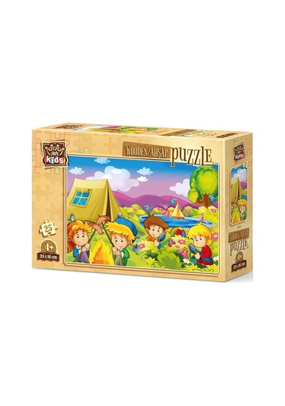 Art Puzzle 25 Parça Meraklı Kampçılar 5872