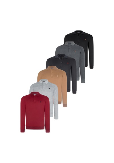 Altılı Set V4007 Dewberry Erkek Sweatshırt-siyah-lacivert-antrasit-gri-bordo-camel Siyah-lacivert-antrasit-gri-bordo-camel Altılı Set V4007 Dewberry Erkek Sweatshırt-siyah-lacivert-antrasit-gri-bordo-camel Siyah-lacivert-antrasit-gri-bordo-camel