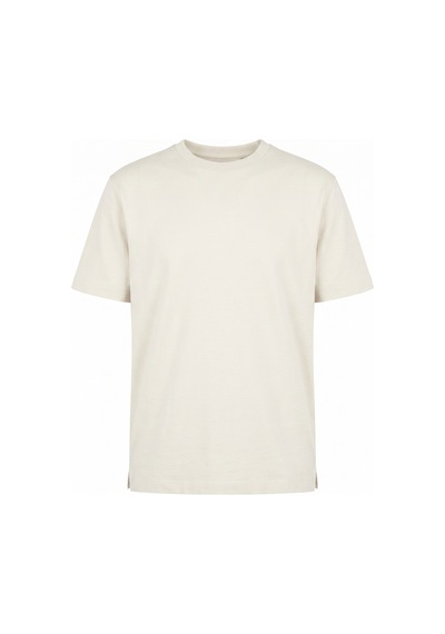 O Yaka Fırçalı 2 İplik T-shirt Jsco Taş
