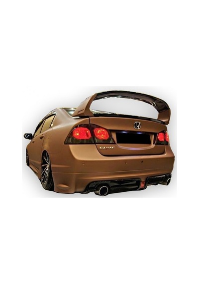Honda Civic Fd6 2006 - 2012 Mugen Rr Arka Ek Plastik Boyasız N11.50648
