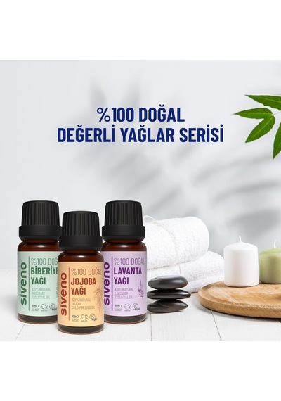 Siveno%100 Doğal Jojoba Yağı Soğuk Sıkım 10ml 0.3 ML