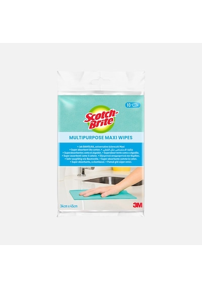 Scotch Brite Çok Amaçlı Maxi Temizlik Bezi 10'lu Diğer