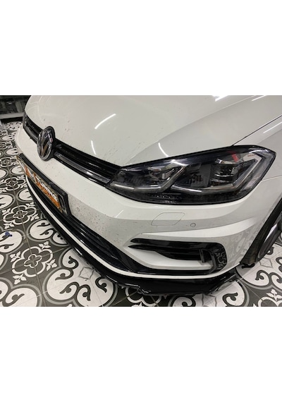 Vw Golf 7 - 7.5 R Ön Tampon Lipi Plastik Piano Black
