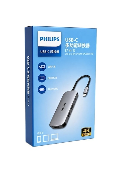 Swr1602t/93 Usb-c 7 Si 1 Arada 8k Dp + Dual 4k Hdmı 100w Pd Çok Fonksiyonlu Hub