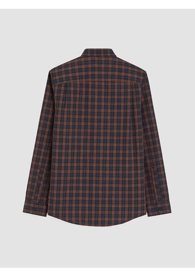 Lcwaıkıkı Classic Kahverengi Regular Fit Gabardin Erkek Gömlek