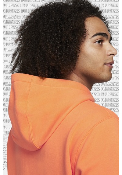 Nike Sportswear Hoodie Fleece Unisex Orange Şardonlu Kapüşonlu Sweatshirt Orange Orange