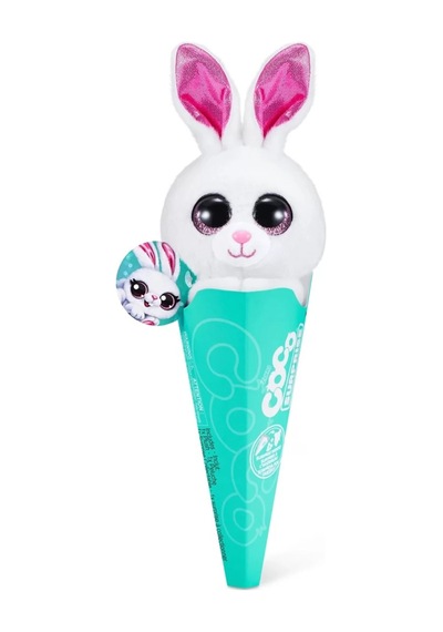 Koni İçinde Coco Sürpriz Peluş Mavi