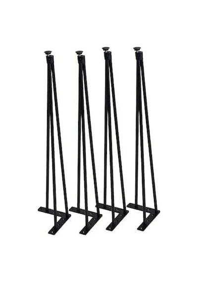 85 Cm Metal Masa Ayağı , Firkete Ayak 4 Adet Çok Renkli