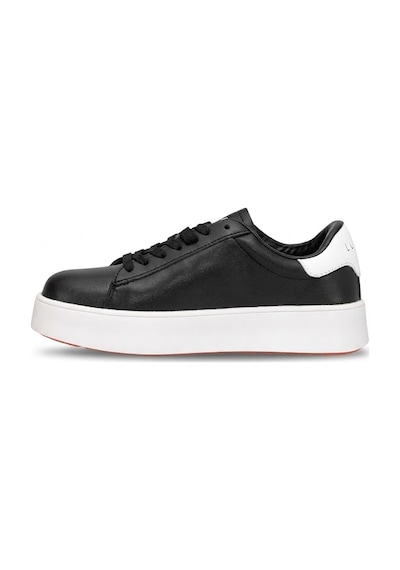 Lufian 121230053 Adel Kadın Hakiki Deri Klasik Sneaker Siyah