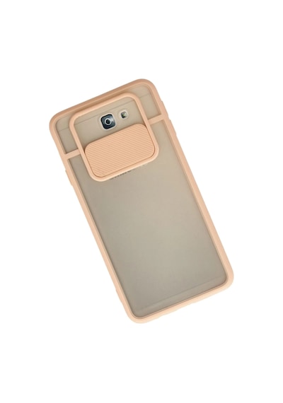 Newface Samsung Galaxy Uyumlu J7 Prime Kılıf Palm Buzlu Kamera Sürgülü Silikon Semeglbl - 28 - Pembe