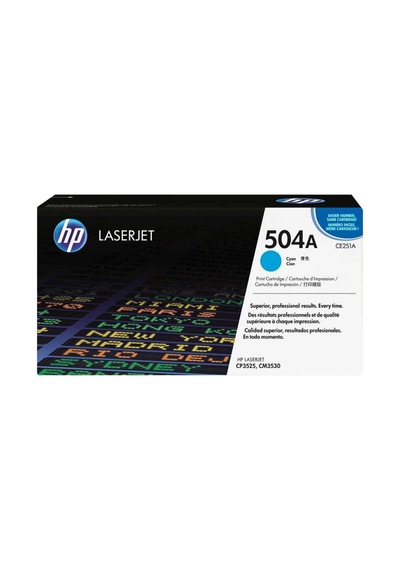 Hp Ce251a 504a Mavi  Toner