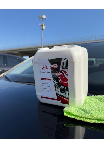 Sieger Milch Hızlı Araç Cilası 2.5l Bidon + Microfiber Bez Tekli