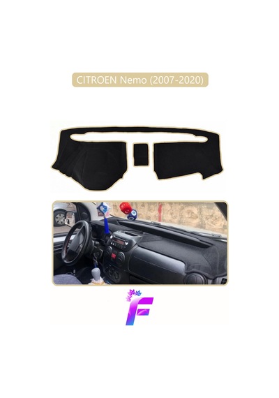 Cıtroen Nemo 2007-2020 Torpido Örtüsü Güneşten Korur Kolay Montaj Tam Uyum Hızlı Montaj E7