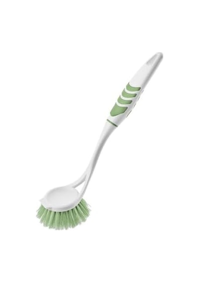 Titiz Softon 2&apos Li Lüx Yuvarlak Lavabo Fırçası Tp-335 - Mavi Ergonomik Saplı Lavabo Ve Tezgah Fırçası Paketi Açık Gri