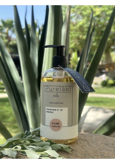 Sıvı Kastil Sabun %100 Doğal Zeytinyağlı Yoğun Nemlendirici Arındırıcı Bitkisel Vegan Sabun 400 Ml