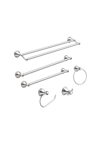 Moen, Chrome Dn8422ch Preston 24-ınch Bathroom Double Towel Bar Diğer