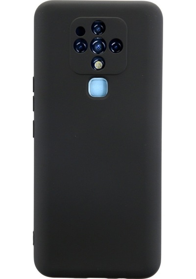 Tecno Camon 16 Uyumlu Kılıf Nano İçi Kadife Silikon - Siyah