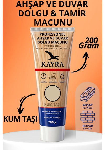 Kum Taşı Renk Ahşap Ve Duvar İçin Tamir Macunu Kullanıma Hazır 200 Gr Mobilya Dolgu Çatlak Giderici Çizik Kapatıcı Parke Sehpa Kapı Ahşap Merdiven Parke Çizik Giderme Macunu Ahşap Tamirat Dolgusu Kum Taşı Kum Taşı Kum Taşı Renk Ahşap Ve Duvar İçin Tamir Macunu Kullanıma Hazır 200 Gr Mobilya Dolgu Çatlak Giderici Çizik Kapatıcı Parke Sehpa Kapı Ahşap Merdiven Parke Çizik Giderme Macunu Ahşap Tamirat Dolgusu Kum Taşı Kum Taşı