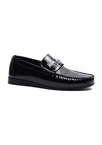 Pierre Cardin 1642621 Siyah Rugan Erkek Loafer Günlük Deri Ayakkabı Siyah Rugan