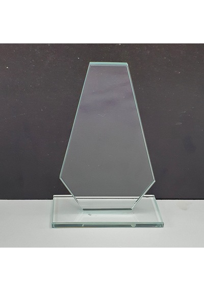 Decorita Plaket|Kristal Cam Plaket|Şekil-4| Baskısız|10'lu Takım