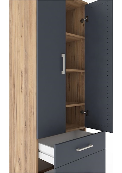 Hyperion Dolap 4 Raflı 2 Çekmeceli 2 Kapaklı 60x44x182 Çam-an... Çam Hyperion Dolap 4 Raflı 2 Çekmeceli 2 Kapaklı 60x44x182 Çam-an... Çam