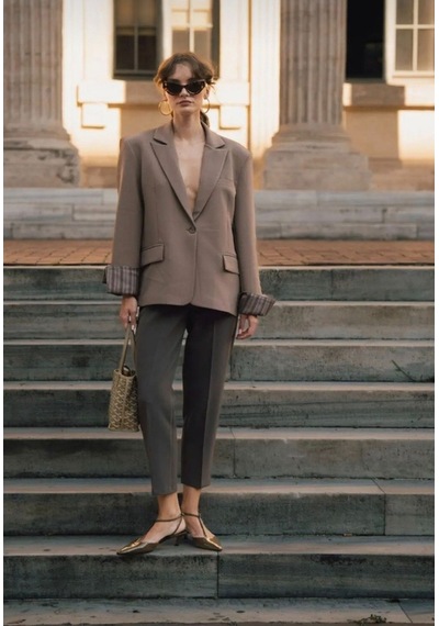 Ceket Kumaş Blazer Siyah