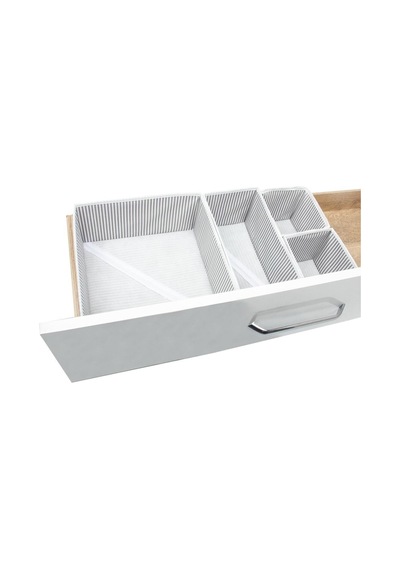 1 Adet 4'lü Çekmece Düzenleyici 30x30x30 Gri Kumaş Pembe 30 X 30 Tr Diğer