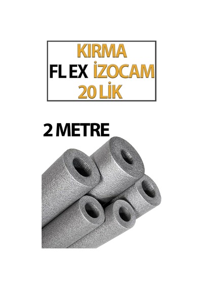 Kırma Fleksi İzocam 25'lik Boruya Uygundur 2 Metre Uzunluğundadır