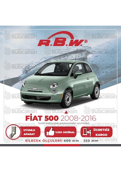 Fiat 500 Muz Silecek Takımı (2008-2016) RBW