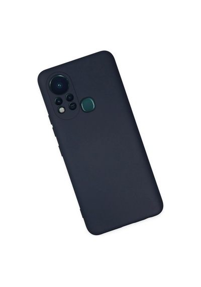 İnfinix Hot 11s Kılıf Nano İçi Kadife Silikon - Lacivert -