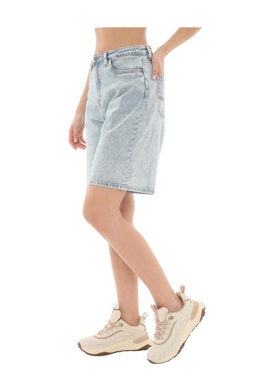 B0a67t7epj1-r Timberland Denim Shorts Kadın Şort Ve Kapri Mavi B0a67t7epj1-r Mavi