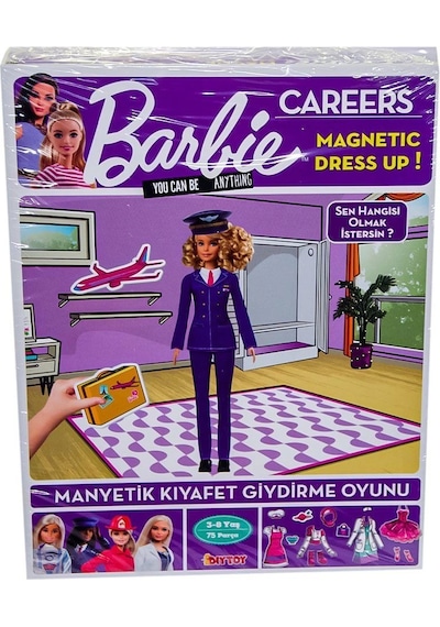 1918 Dıytoy Careers Manyetik Kıyafet Giydirme Oyunu / 3-8 Yaş