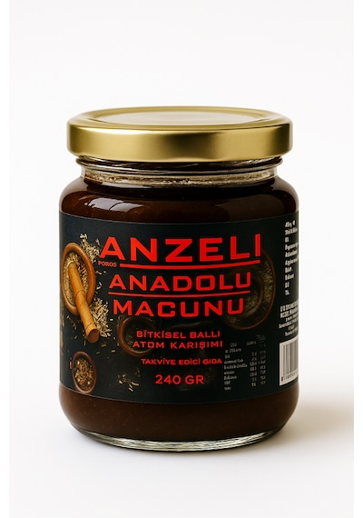 Anzel Tоros Anadоlu Bitkisel Ballı Atоm Karışım Macunu 240 Gr