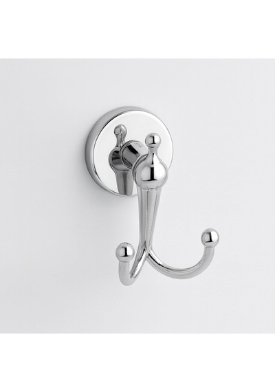 Dolce Krom Gümüş İkili Askılık Vidalı Paslanmaz Metal Duvar Askısı Banyo Wc Mutfak İçin Dayanıklı Diğer