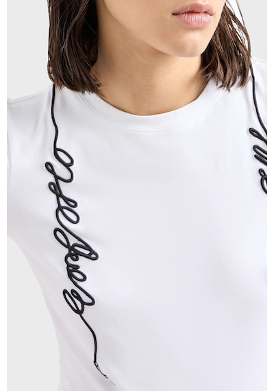 Emporio Armani Bayan T Shirt 3d2t7r 2j07z 0100 Beyaz
