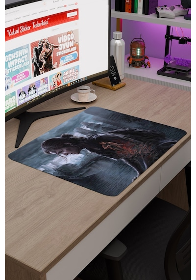 The Last Of Us Kaymaz Dikişli Kauçuk Oyuncu Mousepad V2 - 48x40 Xl Gaming Mouse Pad Fare Altlığı