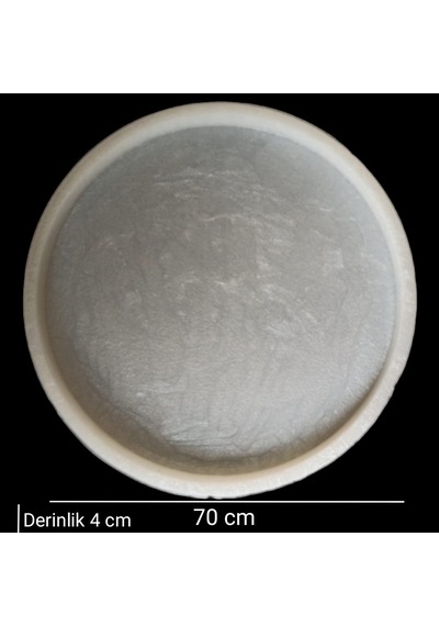 70 Cm Epoksi Sehpa Kalıbı, 4 Cm Derin Epoksi Sehpa Kalıbı, Epoksi Orta Sehpa Kalıbı, Yuvarlak Silikon Kalıbı