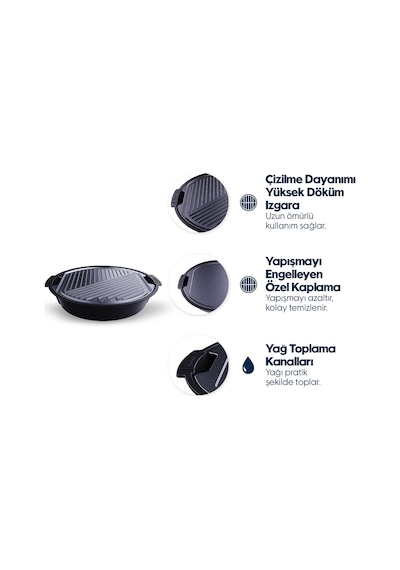 Mini Barbekü Pro Siyah