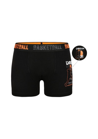 Donella 5'li Erkek Çocuk Boxer Siyah