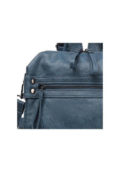 Smart Bags Yıkama Deri Sırt Askılı Kadın Çantası 21-k Barcelona 1909 Lacivert