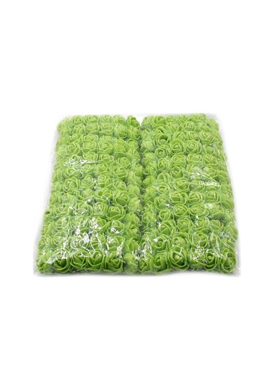 144pcs/lot 2cm Çok Renkli Pe Gül Köpüğü Mini Yapay İpek Çiçekler Buket Düğün Dekoratif Çelenkleri Red