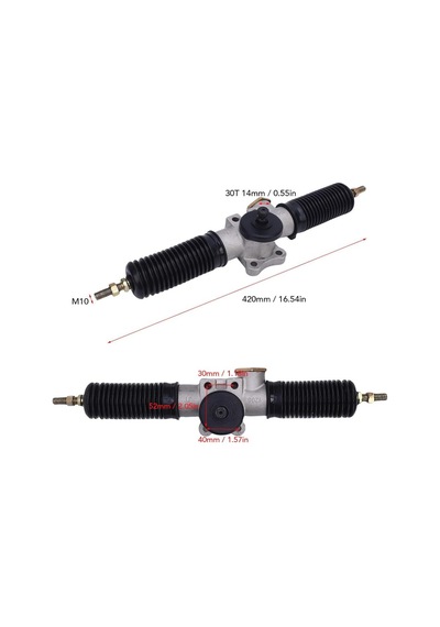 Go Kart Atv Utv Hidrolik Traktör Direksiyon Ve Süspansiyon Bağlantı Mili 420mm